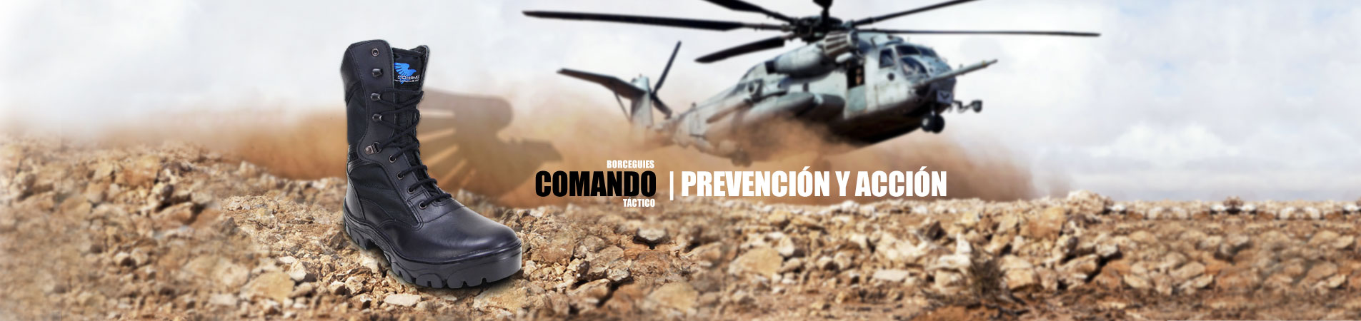 Borceguí Comando Táctico y Prevención